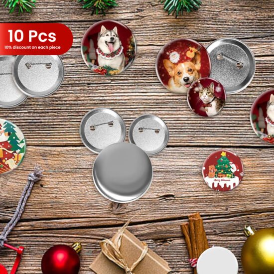 10PCS OF PLASTIC SMART BUTTON