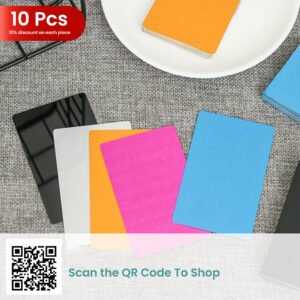 10PCS OF ALUMINIUM CARD
