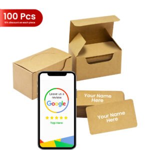 100PCS OF SMART WOODEN CARD