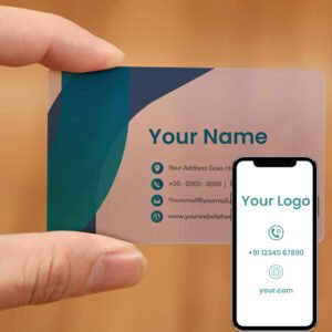 1PC OF TRANSPARANT SMART BUSINESS CARD